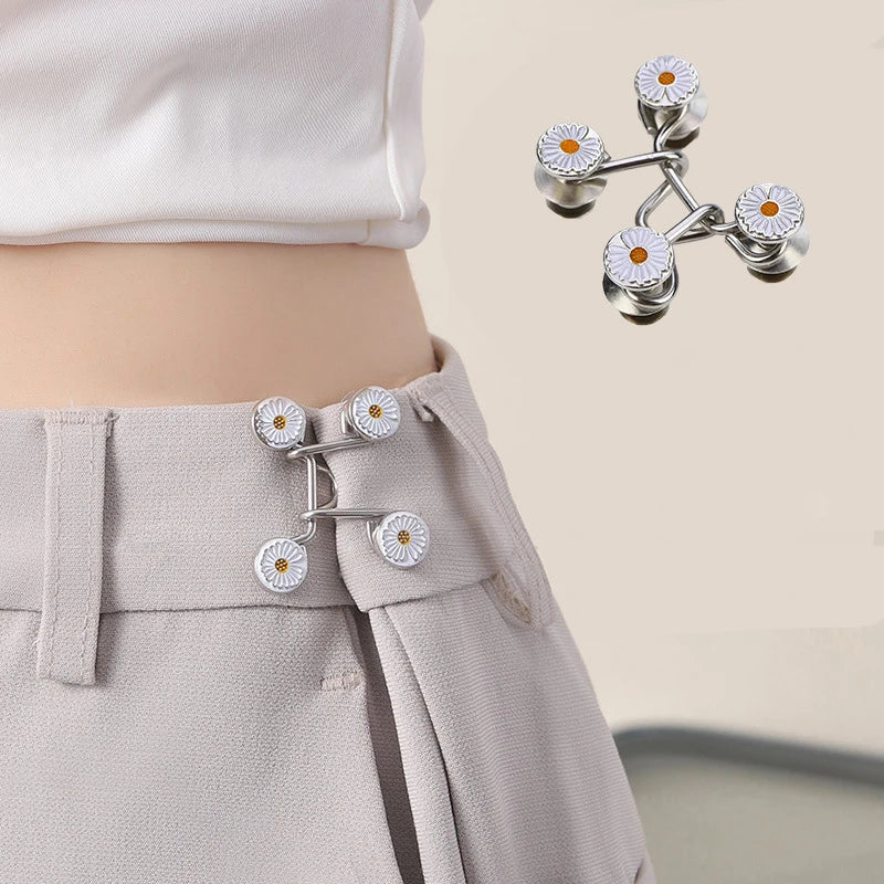 Adjustable Waist Brooch Set for Skirt Pants