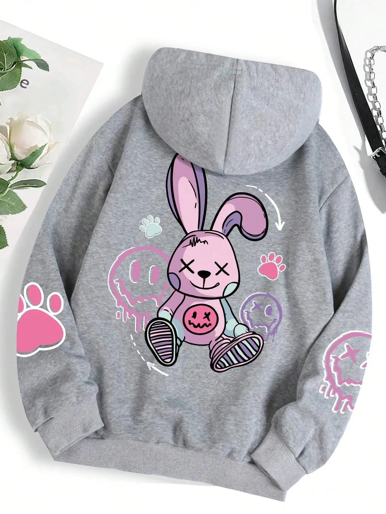 Casual Printed Female Oversize Hoodies